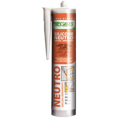 SILICONE NEUTRO PER EDILIZIA E SERRAMENTI GEBOSIL grigio ml 310