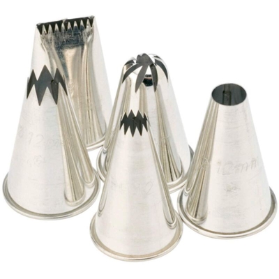 Set 5 Bocchette in acciaio inox