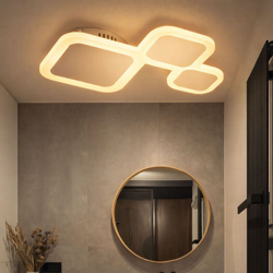 Wofi - Plafoniera LED design soggiorno illuminazione sala da pranzo faretto cromato luce DIMMERABILE 9630.03.01.6000 en oferta