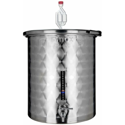 Fermentatore inox professionale per birra artigianale, Fondo Piano con tappo a pressione -200 Lt características
