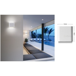 Applique 10w quadrata bianca slim 4000K en oferta