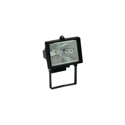 Proiettore Alogeno R7S 150W con Lampada Nero HS150S - Gigra Line en oferta