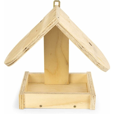 Mangiatoia per uccelli in legno