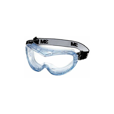 ? Fahrenheit? Occhiali a mascherina,ventilazione indiretta T-N-WEAR , lente trasparente in acetato AS/AF, banda in neoprene 71360-0001 - 3M