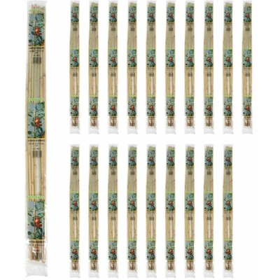 Verdemax 100 tutori canna in bamboo ciascuno con altezza 106 centimetri diametro 8-10 mm