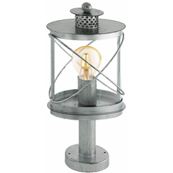 Eglo - Lampada da terra da esterno argento antico VINTAGE illuminazione da giardino base vialetti cortile lampada da appoggio 94867 precio