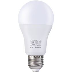 Lampadina LED 12W 85V-265V 3000-3500K bianco caldo E27 base a vite en oferta