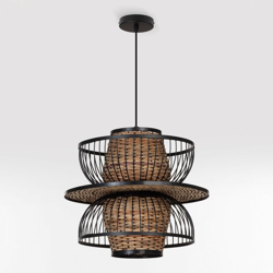 Lampada Flekt NATURAL Opaco Rattan - Acciaio - Sklum características