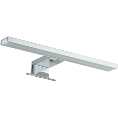 Luce frontale specchio a LED 90-265V temperatura colore 6000K luce acciaio inox bianco 6W 28cm