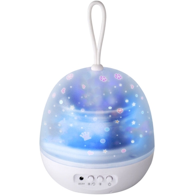 Proiezione USB cielo stellato lampada portatile atmosfera luce notturna a LED bianco 4 proiettori + 10 colori della lampada Carica diretta USB e 4