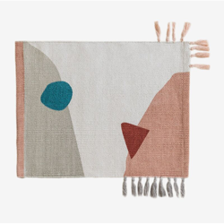 SKLUM Tovaglietta in cotone Patrik Multicolore Fresh Cotone en oferta