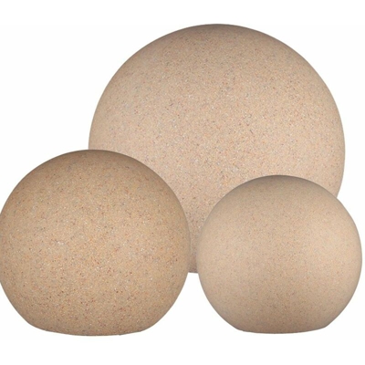 Set di 3 Giardino Kugellampen esterno progettazione plug-sabbia lampade tre dimensioni 20cm in 30 centimetri + 40 centimetri