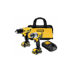 DeWalt DCK211C2-QW - KIT 10,8V Taladro Atornillador XR + Atornillador Impacto XR + Bolsa con 2 baterias Li-Ion 1.3Ah en oferta