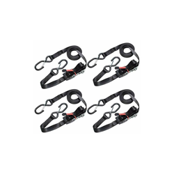 3056EURDAT Cinghia di Fissaggio con Moschettone, Nero, 4.25 m x 25 mm - Master Lock características