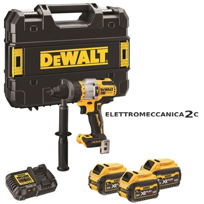 DEWALT DCD999T3-IT avvitatore perc. 54v brushless 3x6ah 127Nm 3velocita' FLEXVOLT ADVANTAGE
