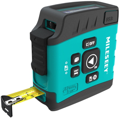 Telemetro laser DT20 batteria al litio incorporata Metro a nastro da 5 metri + misurazione laser da 40 metri