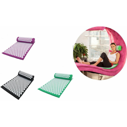 Tappetino agopressione cuscino chiodato massaggiante collo schiena agopuntura en oferta