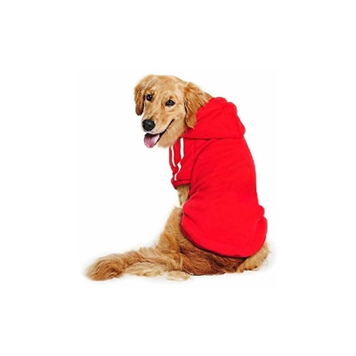 Felpa Cane con Cappuccio 100% Cotone - Maglia per Cani di Taglia Piccola - Vestito Felpe Cappottino - Grande Assortimento per Tutte Le Razze e Taglie