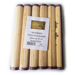 Aflex - Tovagline in bamboo 30 x 45 cm 6pz, scegli se fukui características