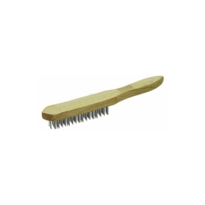 Rolson 42849 Spazzola a 4 Fili con Manico in Legno