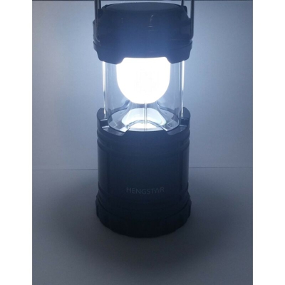 Torcia Lanterna Portatile 6 LED da Campeggio Lavoro Luce Bianca Emergenza Ricarica Solare O Pile