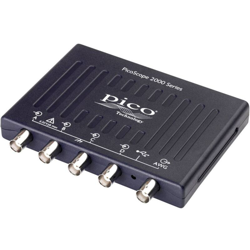 2406B Oscilloscopio USB 50 MHz 4 canali 250 MSa/s 32 Mpts 8 Bit Memoria digitale (DSO), Generatore di funzioni, An - Pico características