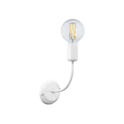 E-energy - Applique Daniela 1Xe27 Montatura Verniciata Bianco Diam.12-H.25-P.22 en oferta