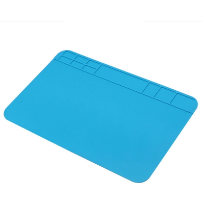 Tappetino da tavolo in silicone per alte temperature tappetino per riparazione di saldatori elettrici