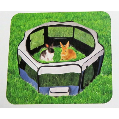 Flavio recinto ø74 cm. altezza 35 cm. colore grigio blu. per cane di piccola taglia.