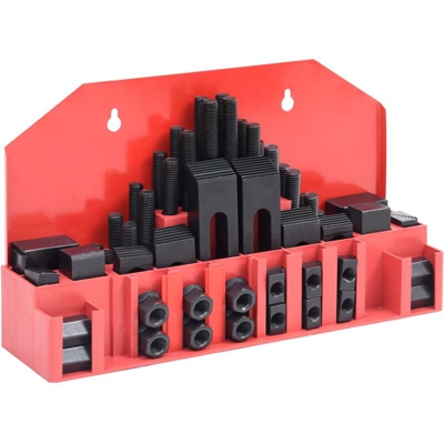 Set di Serraggio 58 pz in Acciaio Scanalatura a T M14 - Youthup