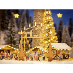 0014681 N Arco dingresso per mercatini di natale Kit da montare taglio laser - Noch precio
