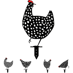 Pollo Artigianato Decorazione da giardino / Decorazione da prato (Tipo D) características