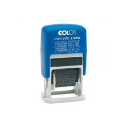 S 120/W Autoinchiostrante Timbri con messaggio Plastica, Gomma - Colop en oferta
