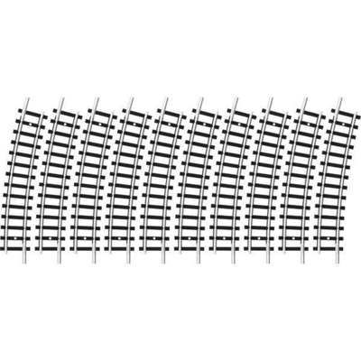 14921 N Binario curvo 15 ° 295.4 mm - Minitrix