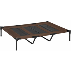 Brandina Portatile Per Cani 122x92x23 Cm Fino A 50kg In Metallo E Tessuto Oxford Marrone características