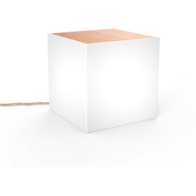 Tavolino con luce MADERA MARMO CAVO (USO ESTERNO) LUCE FREDDA - Moovere
