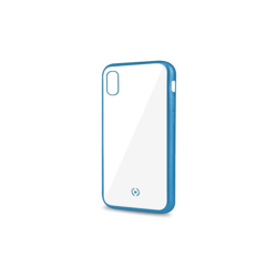 Laser Matt custodia per cellulare 15,5 cm (6.1') Cover Trasparente, Blu - Celly precio