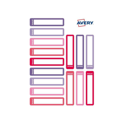 RESMI30F-UK etichetta autoadesiva Rosa, Porpora Rettangolo con angoli arrotondati Permanente 30 pezzo(i) - Avery características