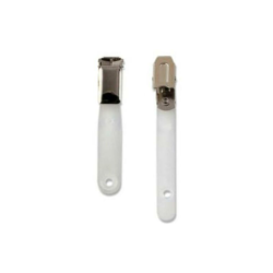 SEI Rota Pinzette Pass Clip per badge Metallico, Bianco 100 pezzo(i) características