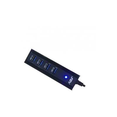 ADL 143-00012 hub di interfaccia USB 3.2 Gen 1 (3.1 Gen 1) Type-A 5 Mbit/s Nero