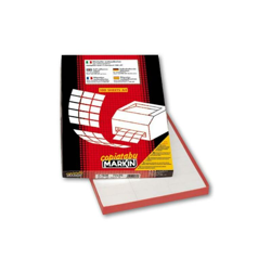 C583 etichetta autoadesiva Bianco Rettangolo Permanente 200 pezzo(i) - Markin precio