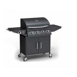 Barbeque A Gas 4 Fuochi Con Coperchio E Fornello Laterale precio