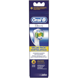 3D-White Testine per spazzolino da denti elettrico 4 pz. Bianco - Oral-b en oferta
