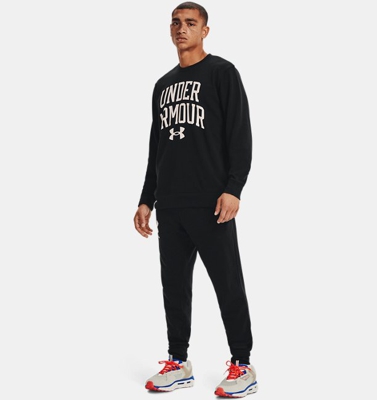 Maglia UA Rival Terry Crew da uomo