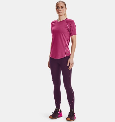 Maglia a manica corta UA RUSH da donna
