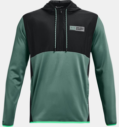 Felpa con cappuccio Armour Fleece® Storm ½ Zip da uomo en oferta