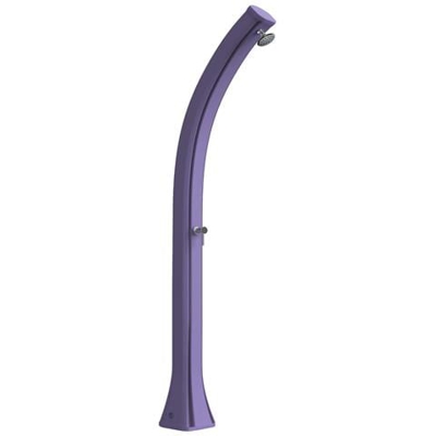 Design Happy Xl Doccia Per Esterno Solare In Polietilene Con Miscelatore, Viola