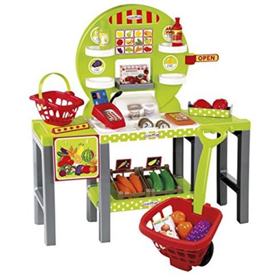 ECF7600001747 100% Chef - Fresco Mercato con registratore di cassa e cestello su ruote