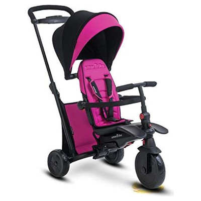 Smartfold 500 Triciclo Pieghevole Rosa 7 In 1 Per Neonati E Bambini