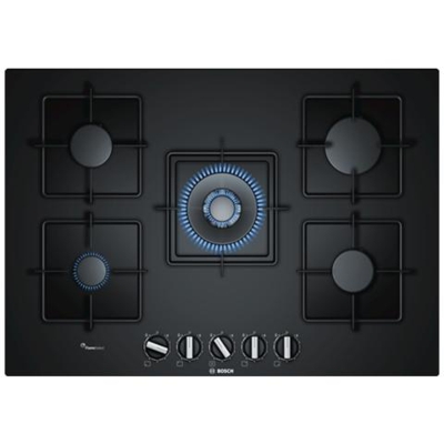 Piano Cottura PPQ7A6B10 Serie 6 a Gas 5 Fuochi Gas Colore Nero